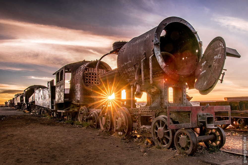 Bolivien Uyuni Eisenbahnfriedhof gwegner