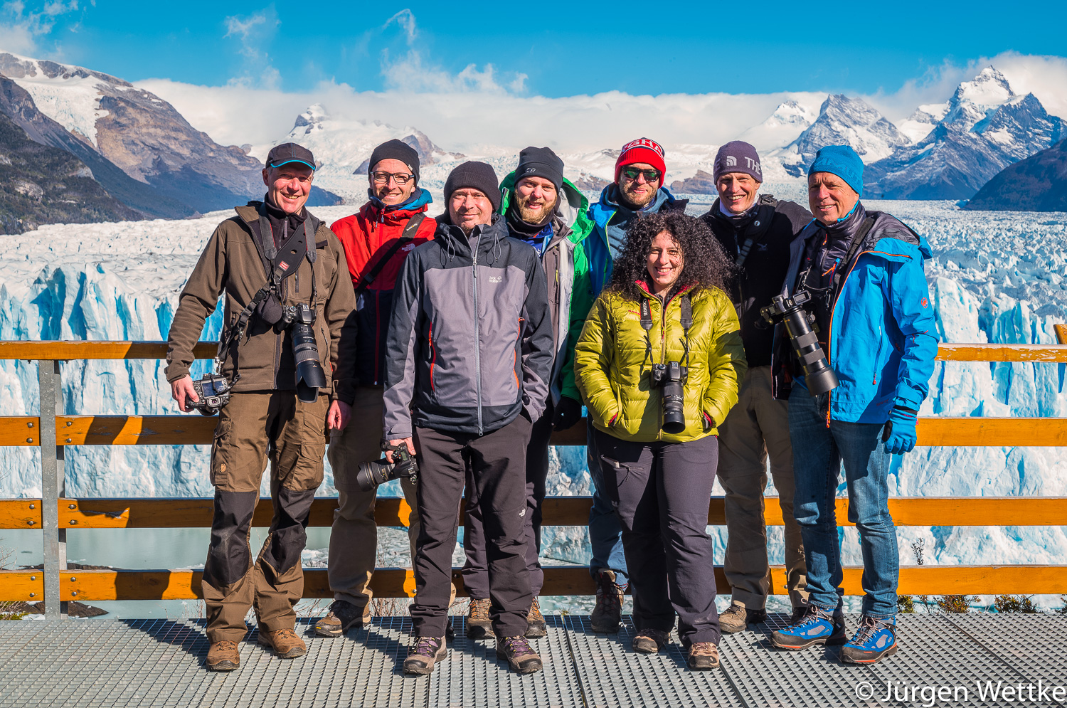 Gruppenfoto Perito Moreno