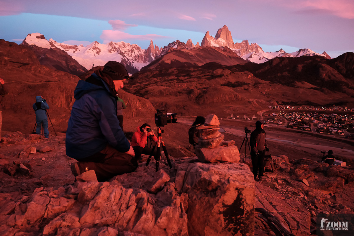 Surreale Lichtstimmung bei El Chaltén.