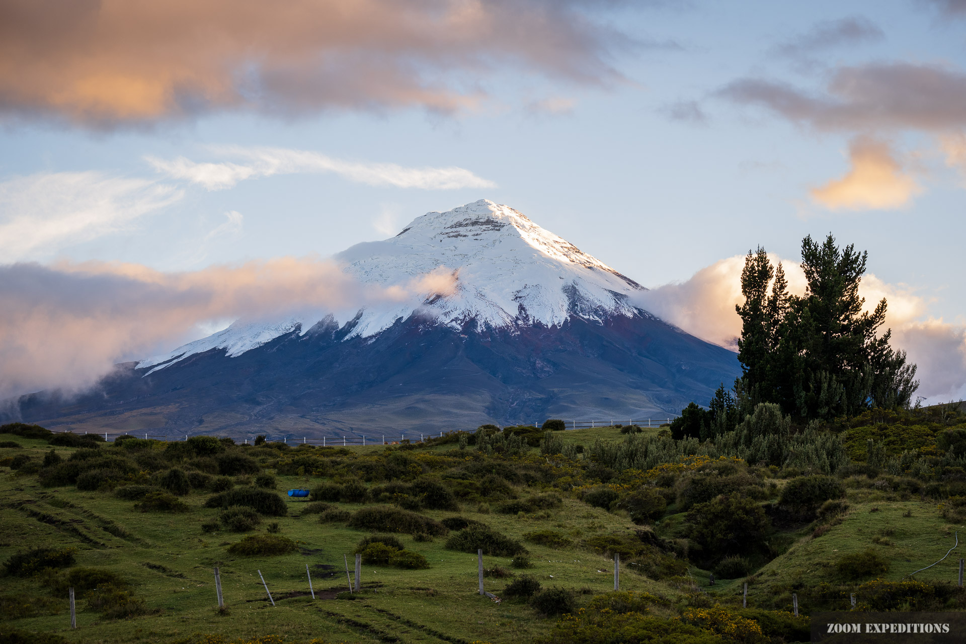 Cotopaxi and landscape