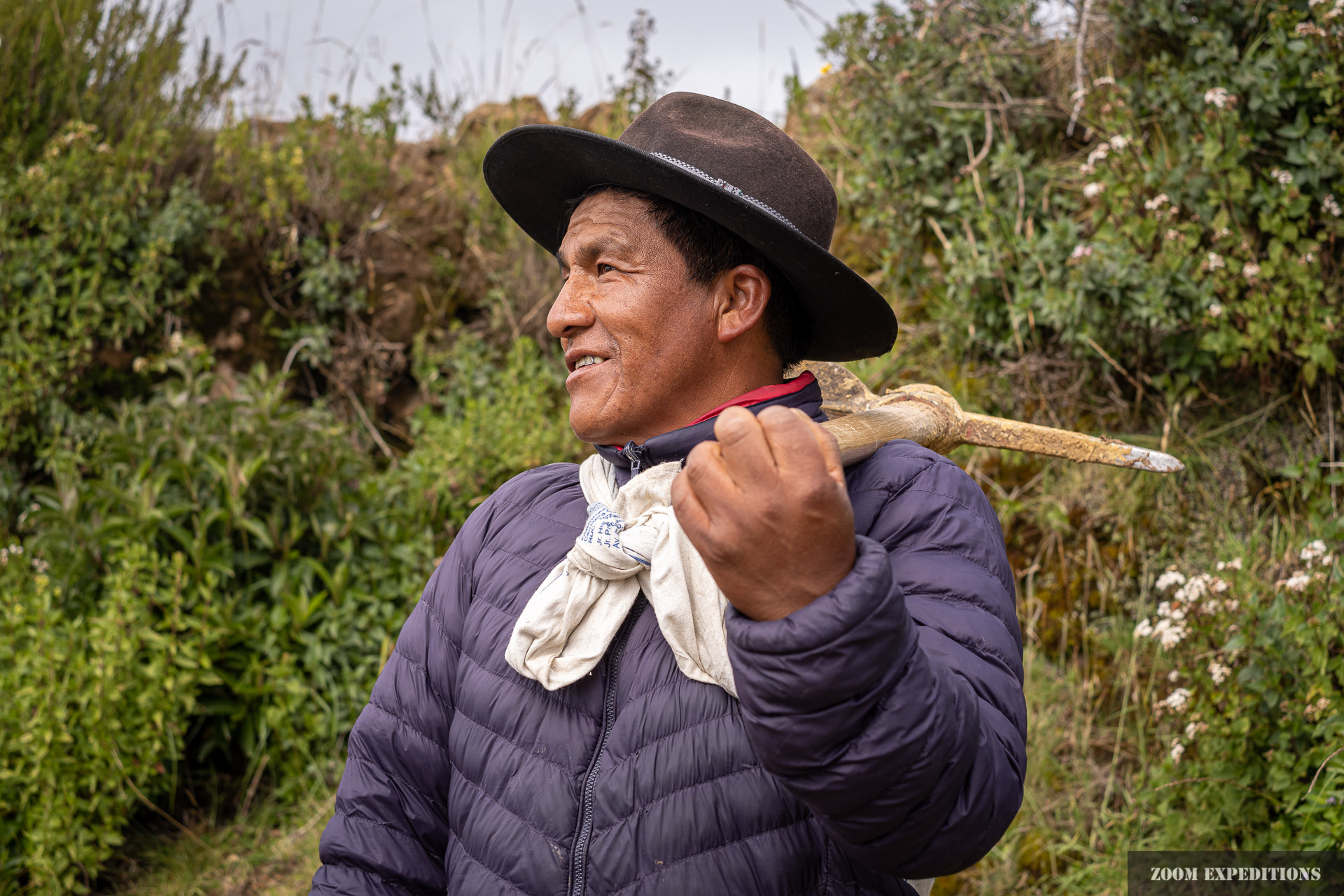 portrait isla del sol titicaca