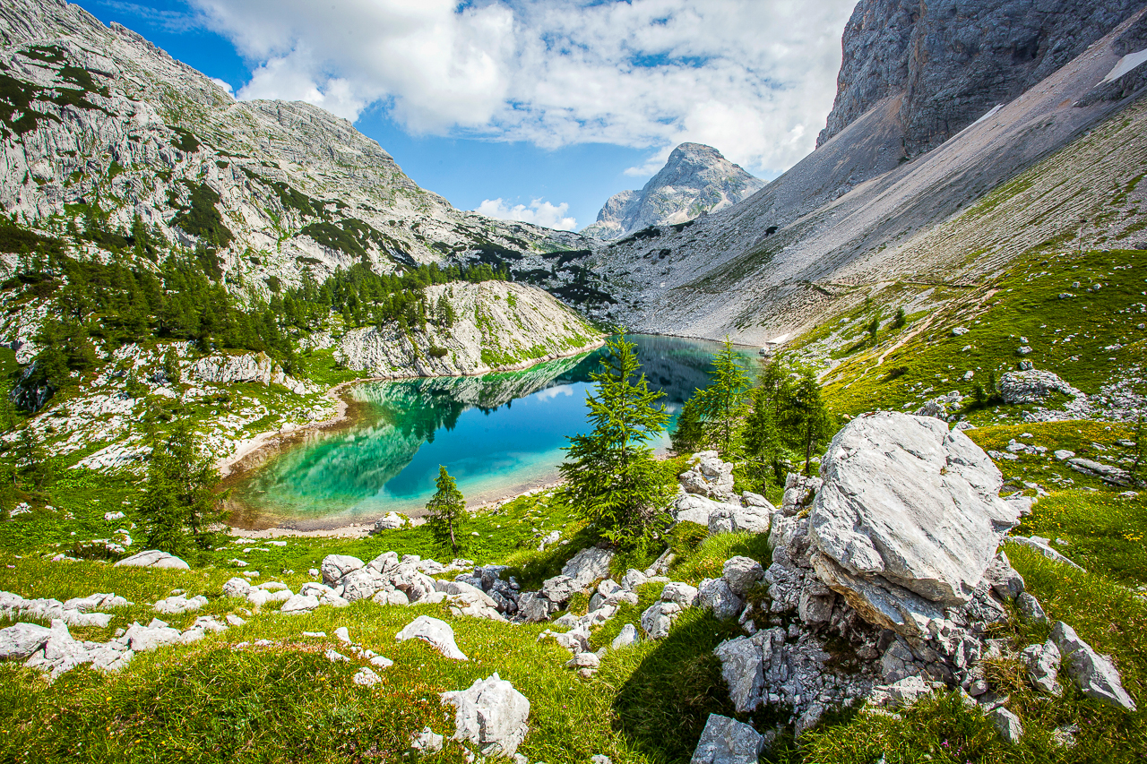 Bergsee in Slowenien