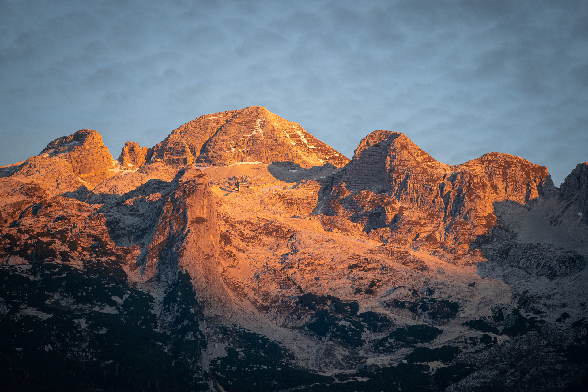 Sonnenaufgang bei Bovec