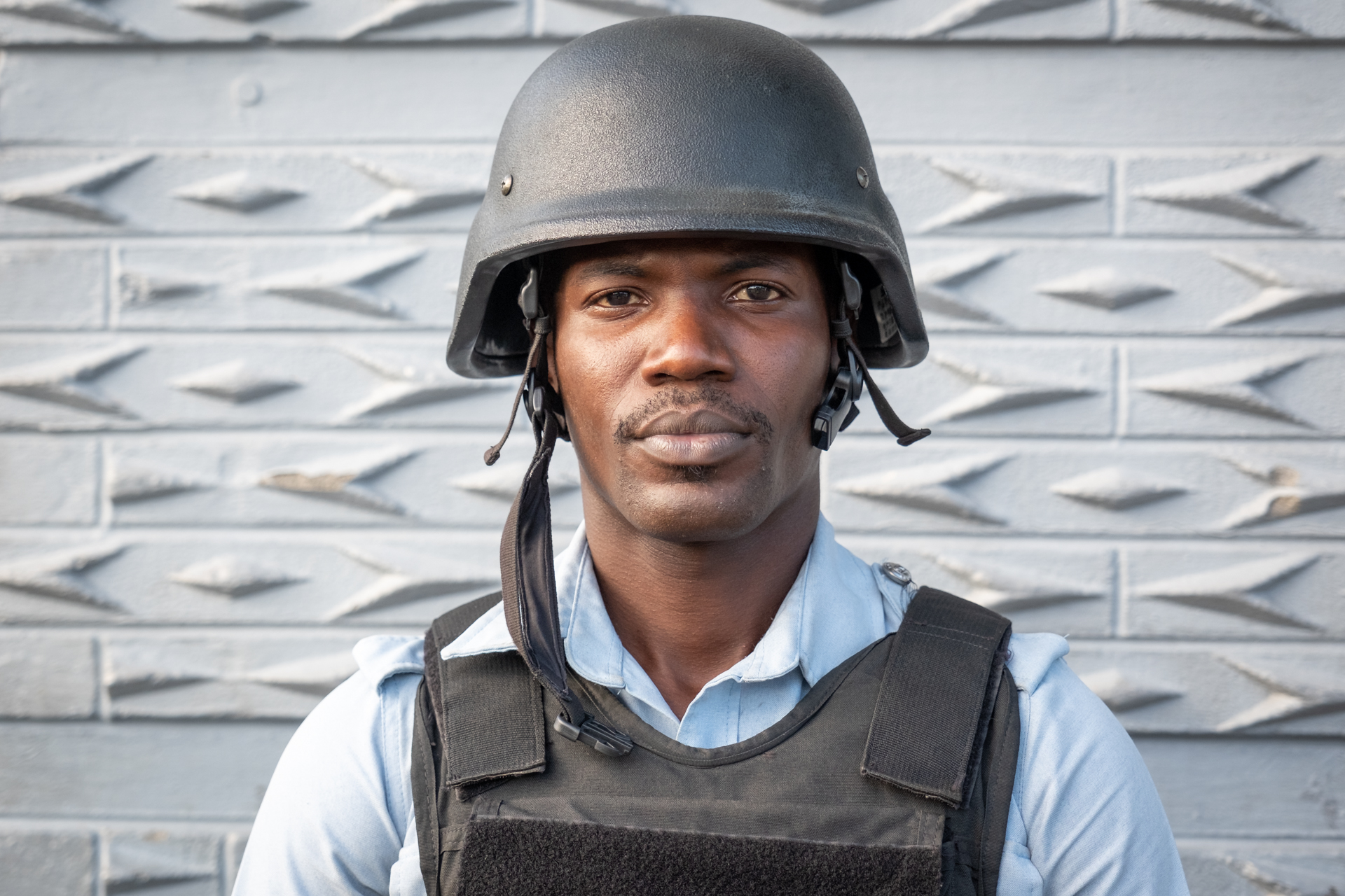 Portrait of a policeman in Georgetown