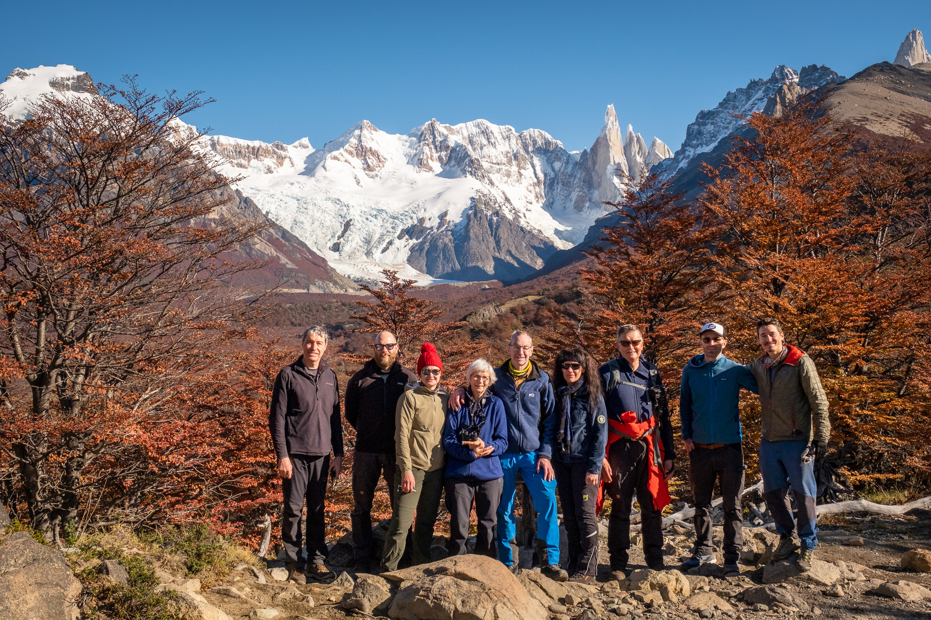 Gruppenfoto Patagonien Fotoreise Zoom Expeditions