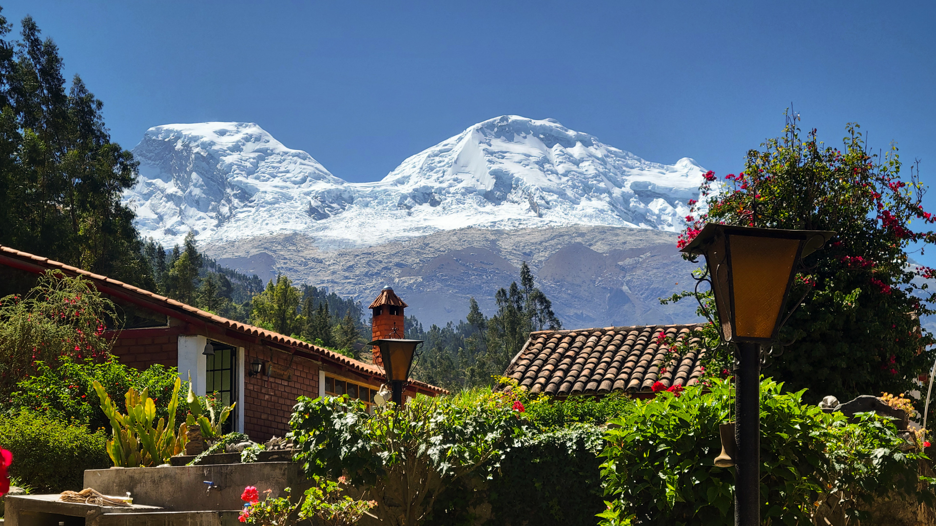 Huascarán Talblick