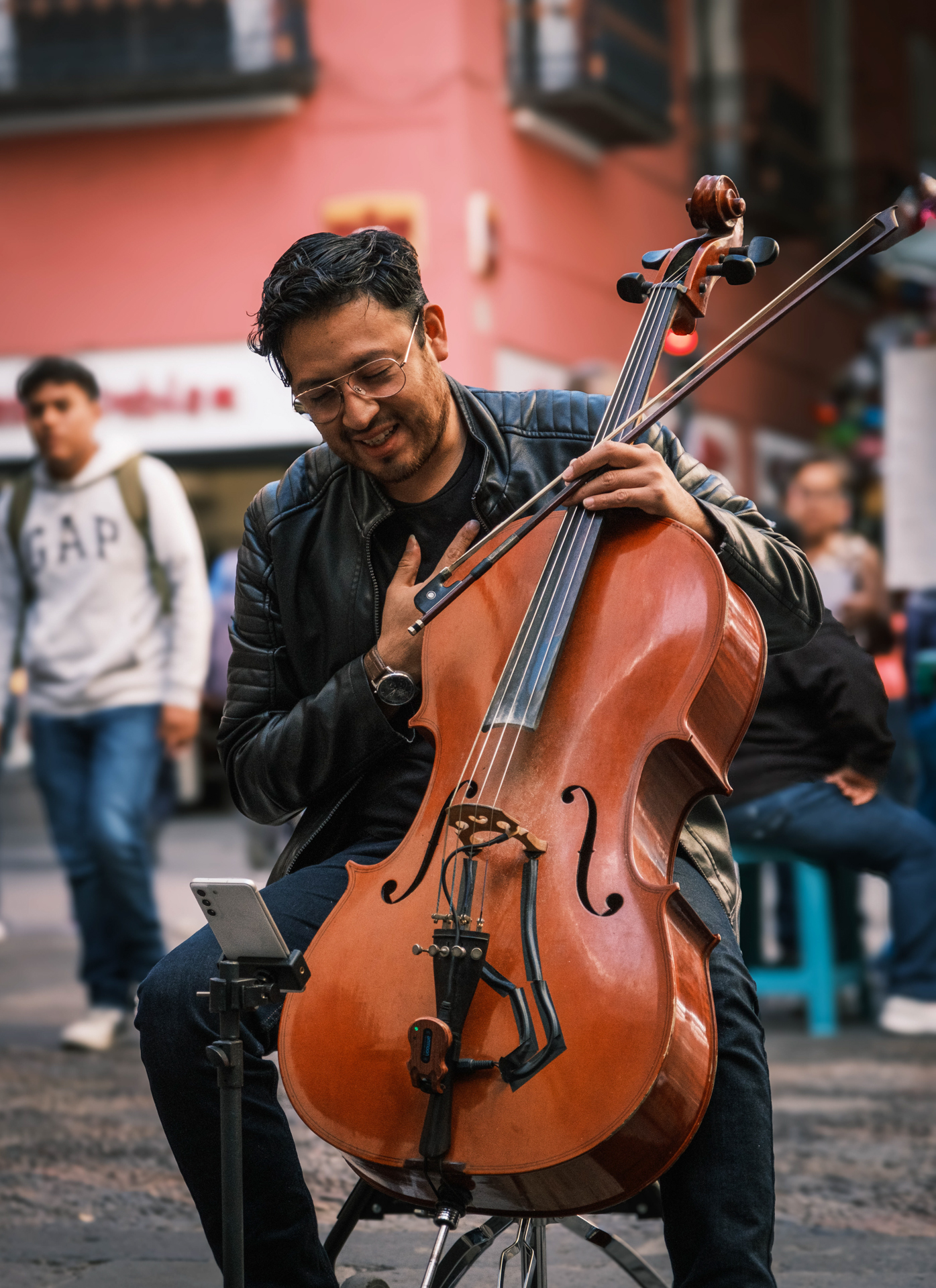 Straßenmusikant Mexiko