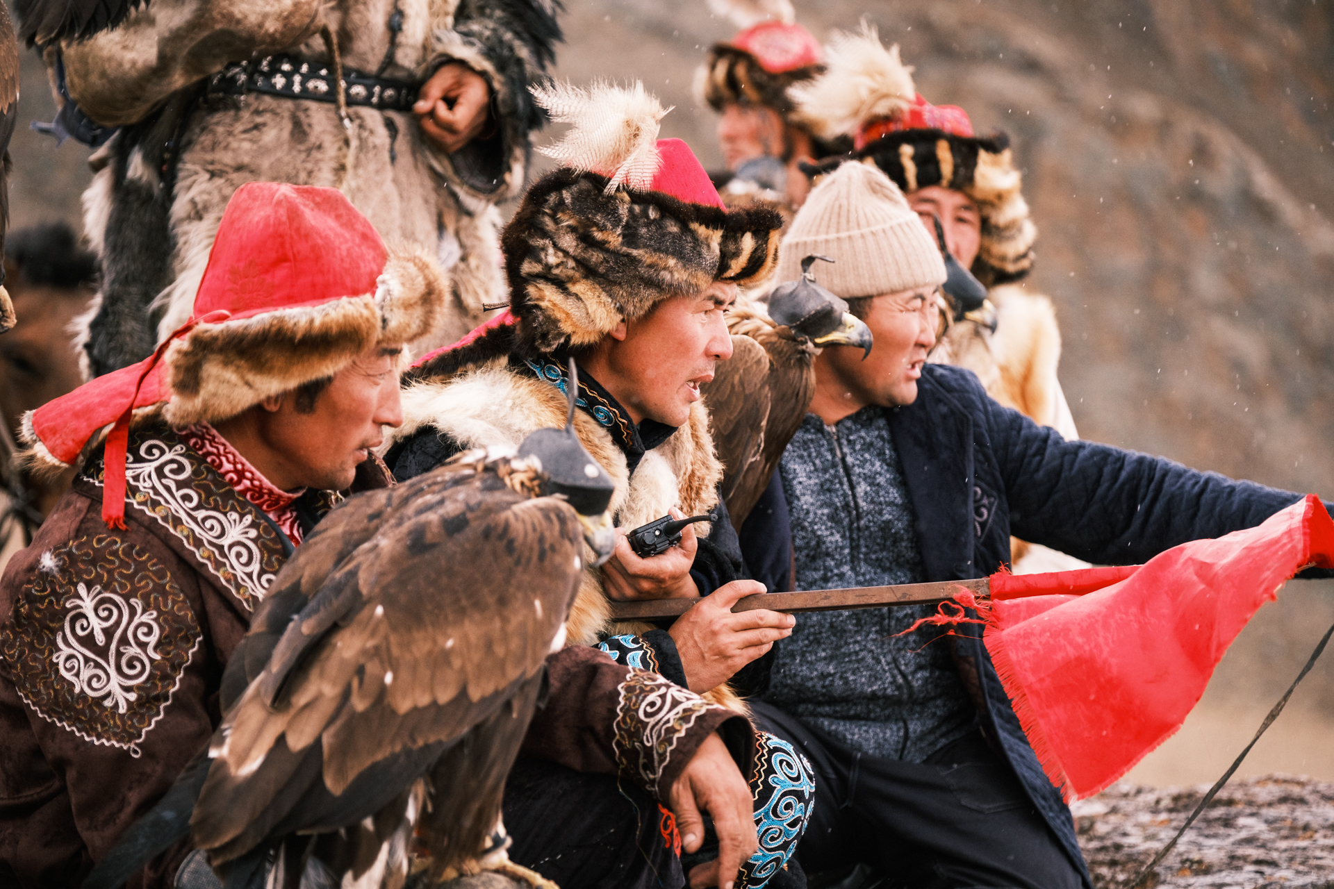 Launching point of the eagle hunter competition.